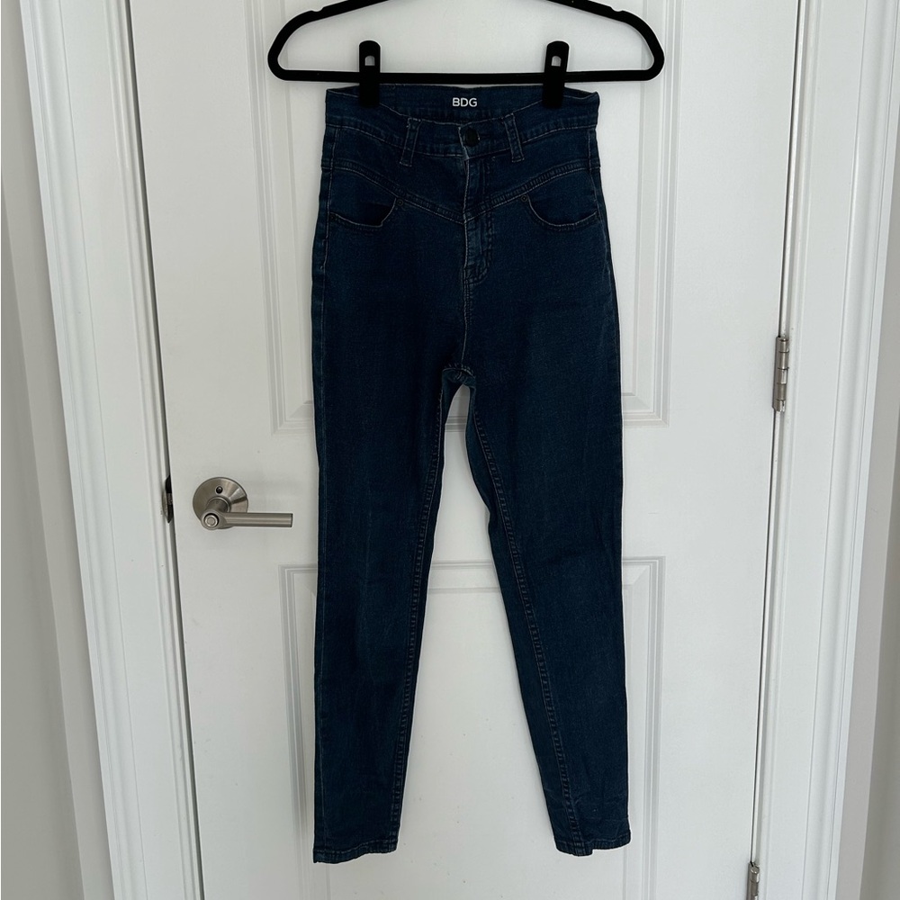 BDG High-Rise Seam Jeans Ankle Skinny
